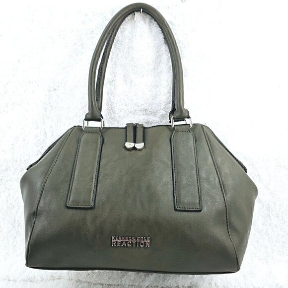 Kenneth Cole Reaction Grayish Green Shoulder Bag - Picture 9 of 10
